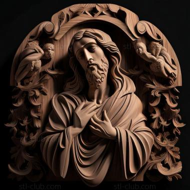 3D model st jesus (STL)